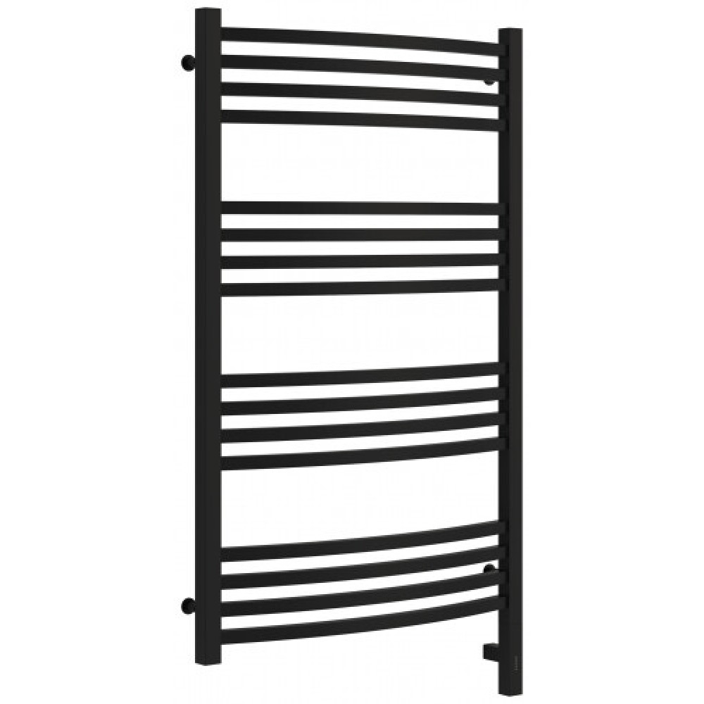 Полотенцесушитель, Сунержа, Аркус 3.0, шгв 630*115*1120, нижнее справа, МЭМ, цвет-черный матовый