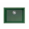 Мойка, Omoikiri, Okinoshima, шгв 610*460*255, отверстия для смесителя-отсутствуют, цвет-Royal Green matt