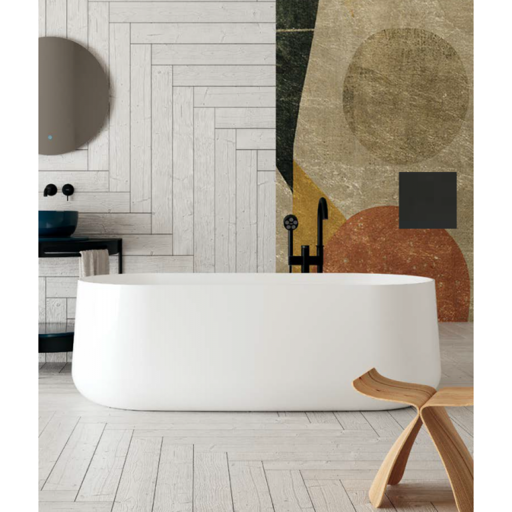 Ванна, Scarabeo, Moon, шгв 1560*810*580, цвет-Ardesia matt