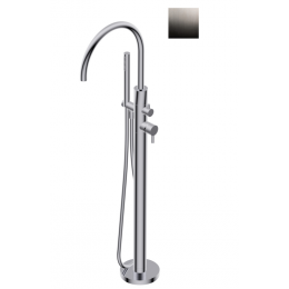 Смеситель для ванны и душа, Ritmonio, Diametro35 S, цвет-Brushed Black Chrome