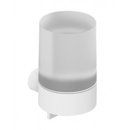 Дозатор для жидкого мыла, Kludi, VELA R, шгв 78*98*126, цвет дозатора-белый матовый