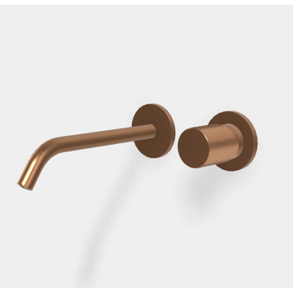 Смеситель для раковины, Fima Carlo Frattini, Spillo Tech, G COLLECTION, цвет-бронза брашированная янтарная