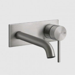 Смеситель для раковины, Gessi, 316 Trame, цвет-Steel Brushed