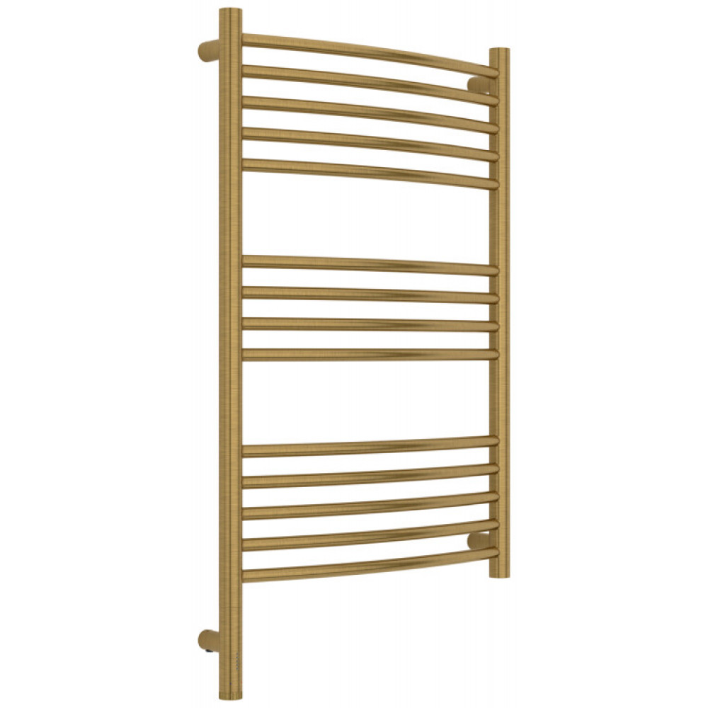 Полотенцесушитель, Сунержа, Богема 3.1, выгнутая, шгв 532*102*924, нижнее слева, МЭМ, цвет-латунь состаренная