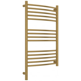 Полотенцесушитель, Сунержа, Богема 3.1, выгнутая, шгв 532*102*924, нижнее слева, МЭМ, цвет-латунь состаренная