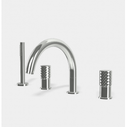 Смеситель для ванны и душа, Fima Carlo Frattini, Spillo Tech, X COLLECTION, цвет-хром