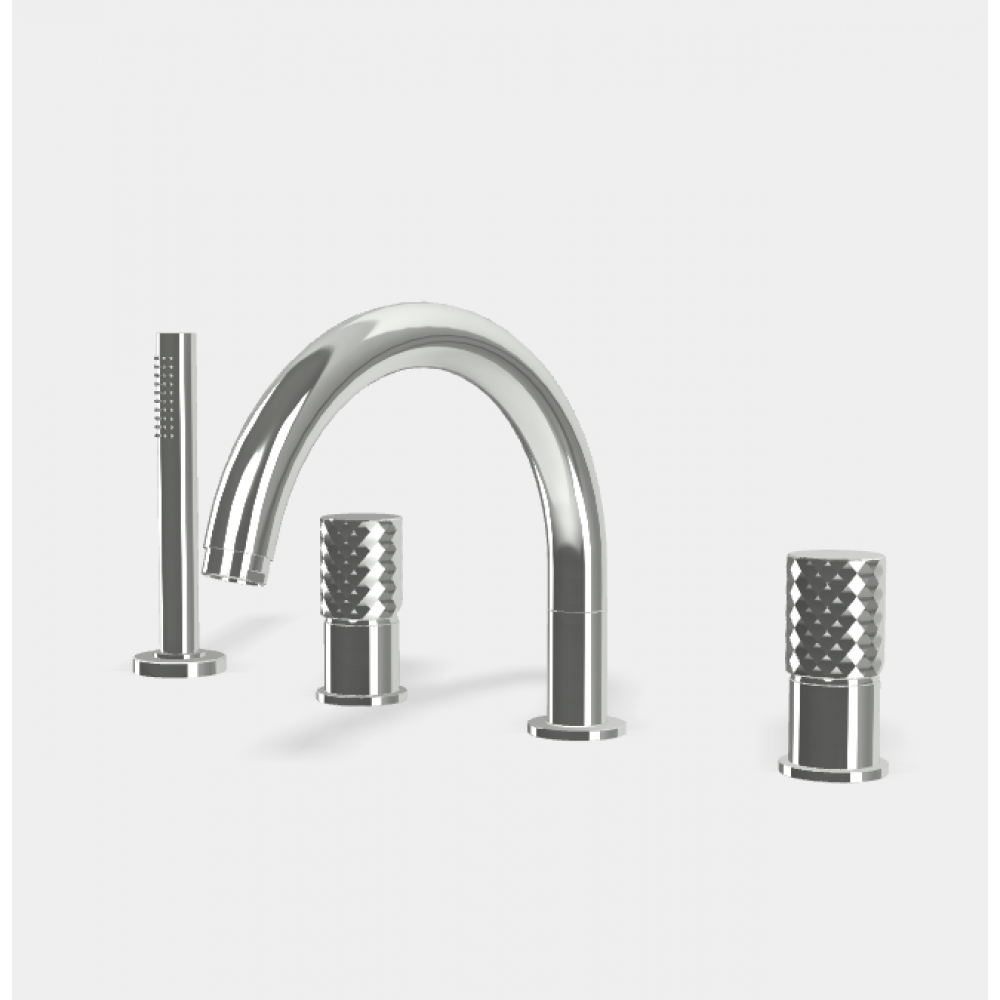 Смеситель для ванны и душа, Fima Carlo Frattini, Spillo Tech, X COLLECTION, цвет-хром