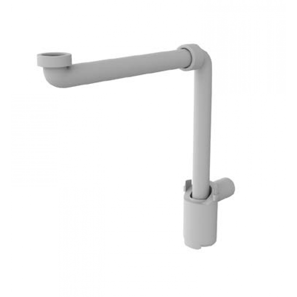 Сифон, Moma, трубный, цвет-белый