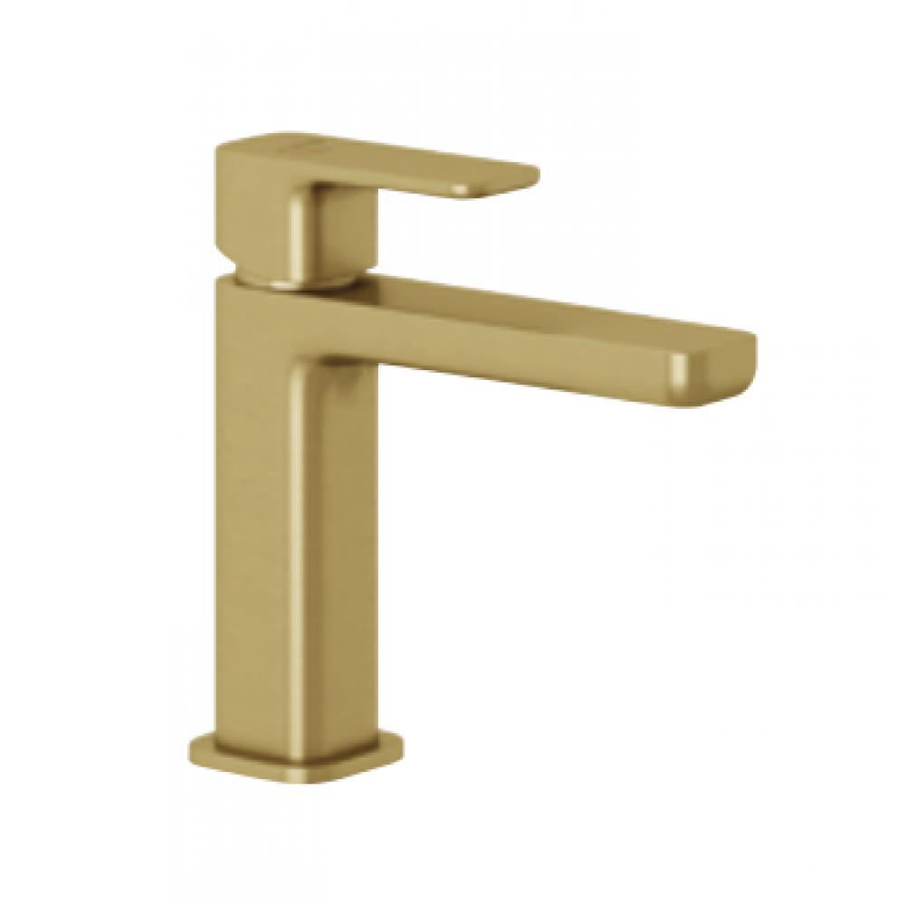 Смеситель для раковины, Kludi, Renon, цвет-золото брашированное