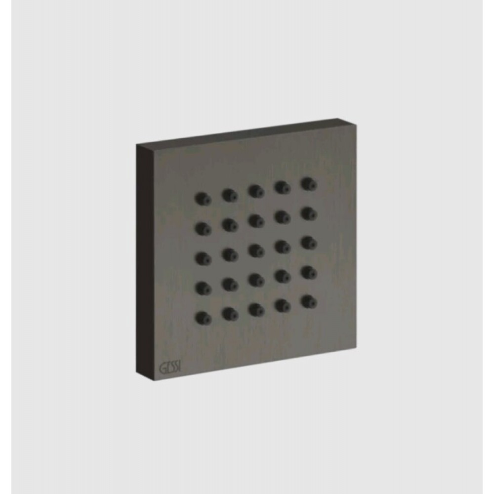 Форсунка, Gessi, Body Jets, цвет-Black Metal Brushed PVD