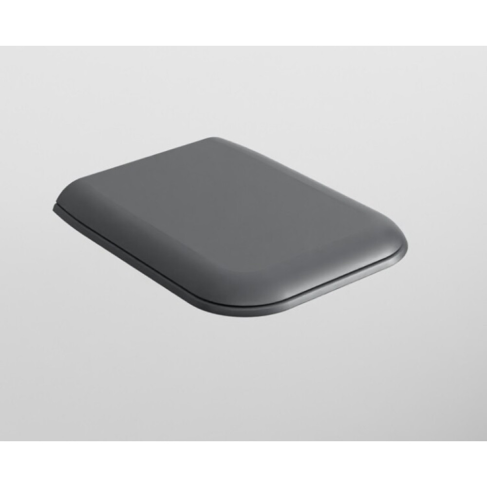 Сиденье для унитаза, Cielo, Shui Comfort, шг 375*470, цвет-Lavagna