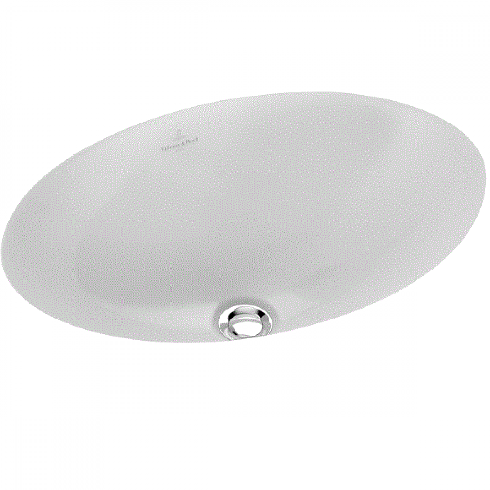 Раковина, Villeroy&Boch, Loop&Friends, шг 485*325, CeramicPlus, цвет-альпийский белый