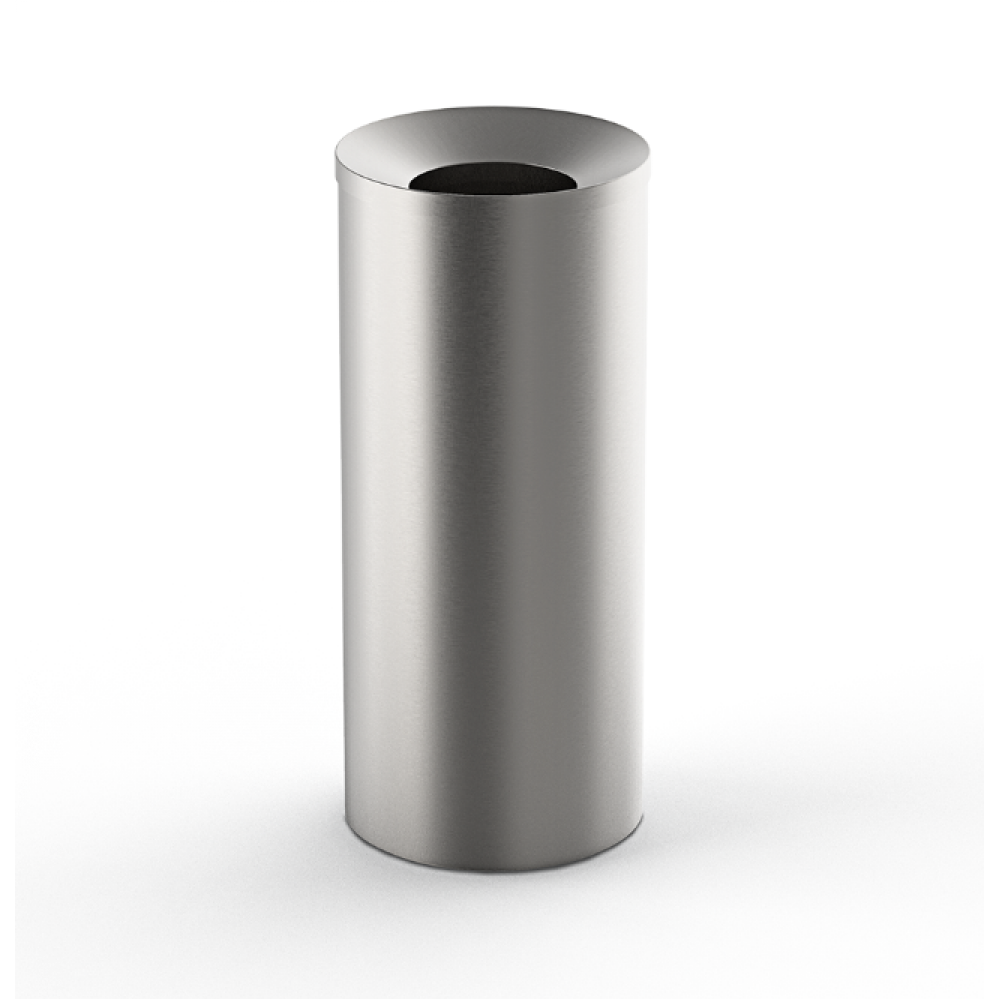 Мусорный бак, Decor Walther, DW, шгв 300*300*700, цвет-сталь матовая