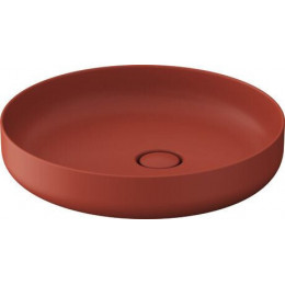 Раковина, Duravit, DuroCast, UltraResist, шгв 460*460*130, отверстия для смесителя-отсутствуют, цвет-Корица матовая