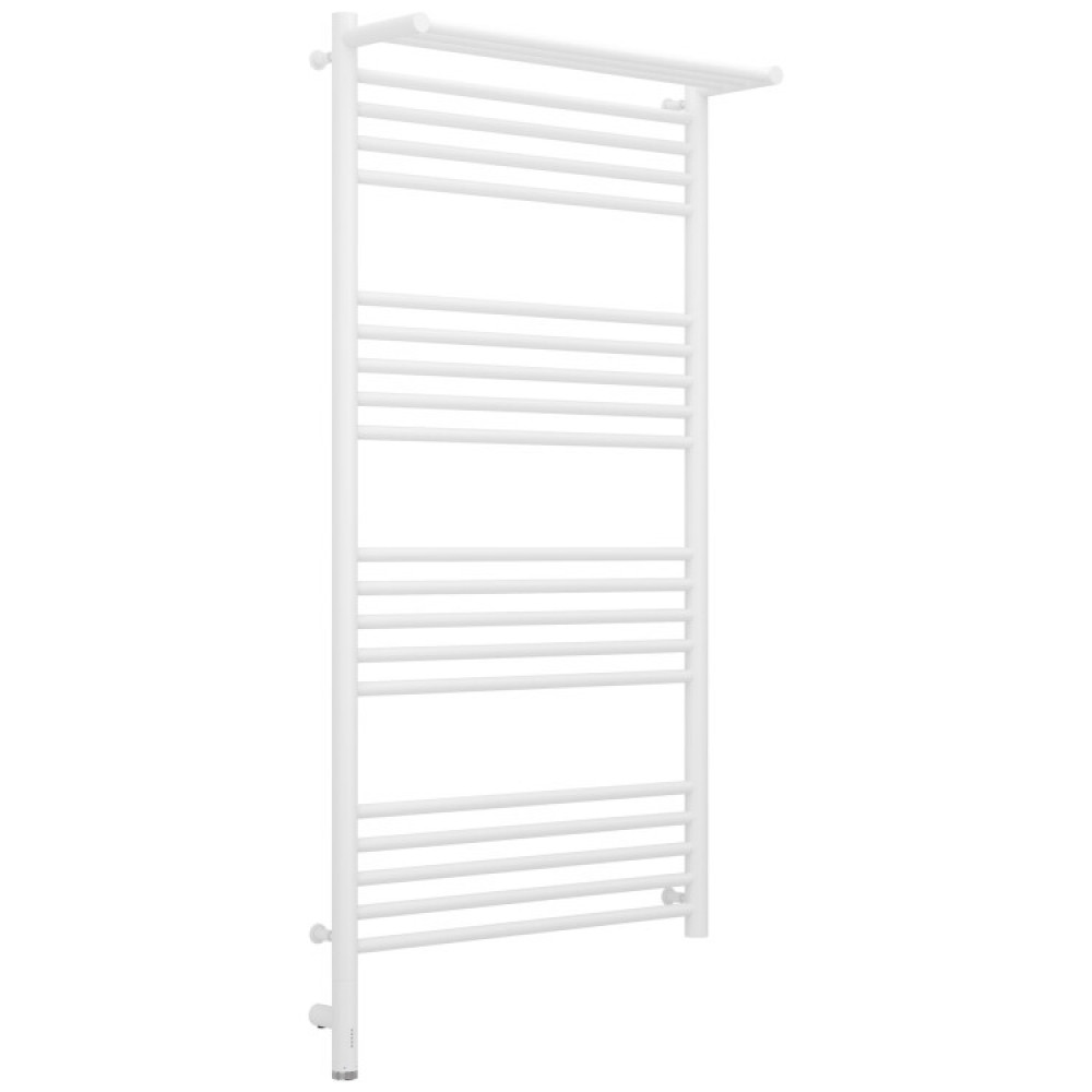 Полотенцесушитель, Сунержа, Богема 3.0, с 1 полкой, шгв 632*214*1324, нижнее слева, МЭМ, цвет-белый матовый