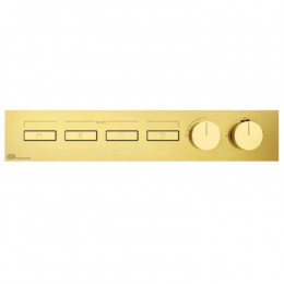 Смеситель для душа, Gessi, HI-FI, на 4 потребителя, цвет-Gold PVD