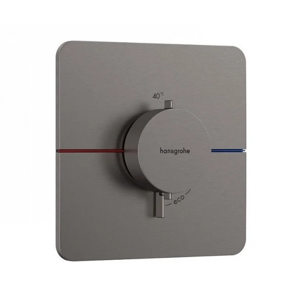 Смеситель для душа, Hansgrohe, ShowerSelect Comfort Q, на 1 потребитель, цвет-хром черный шлифованный