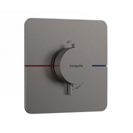 Смеситель для душа, Hansgrohe, ShowerSelect Comfort Q, на 1 потребитель, цвет-хром черный шлифованный