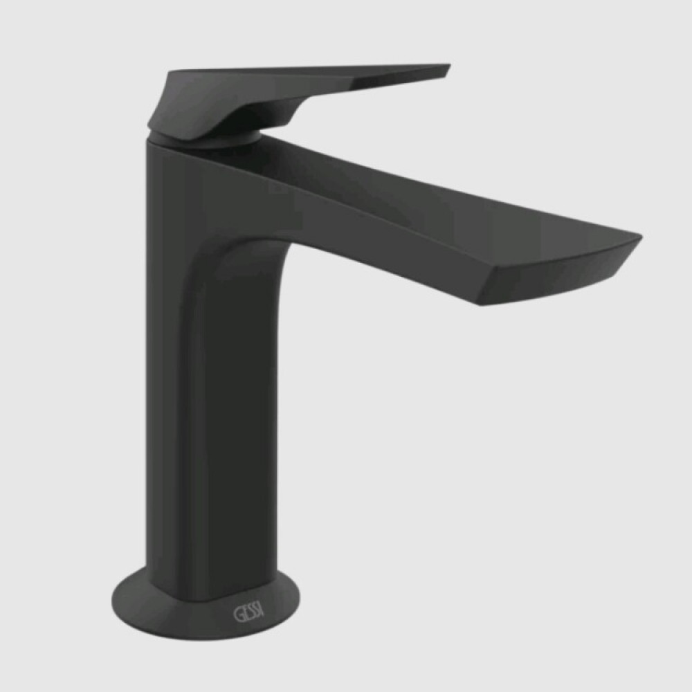 Смеситель для раковины, Gessi, Ventaglio, цвет-черный матовый
