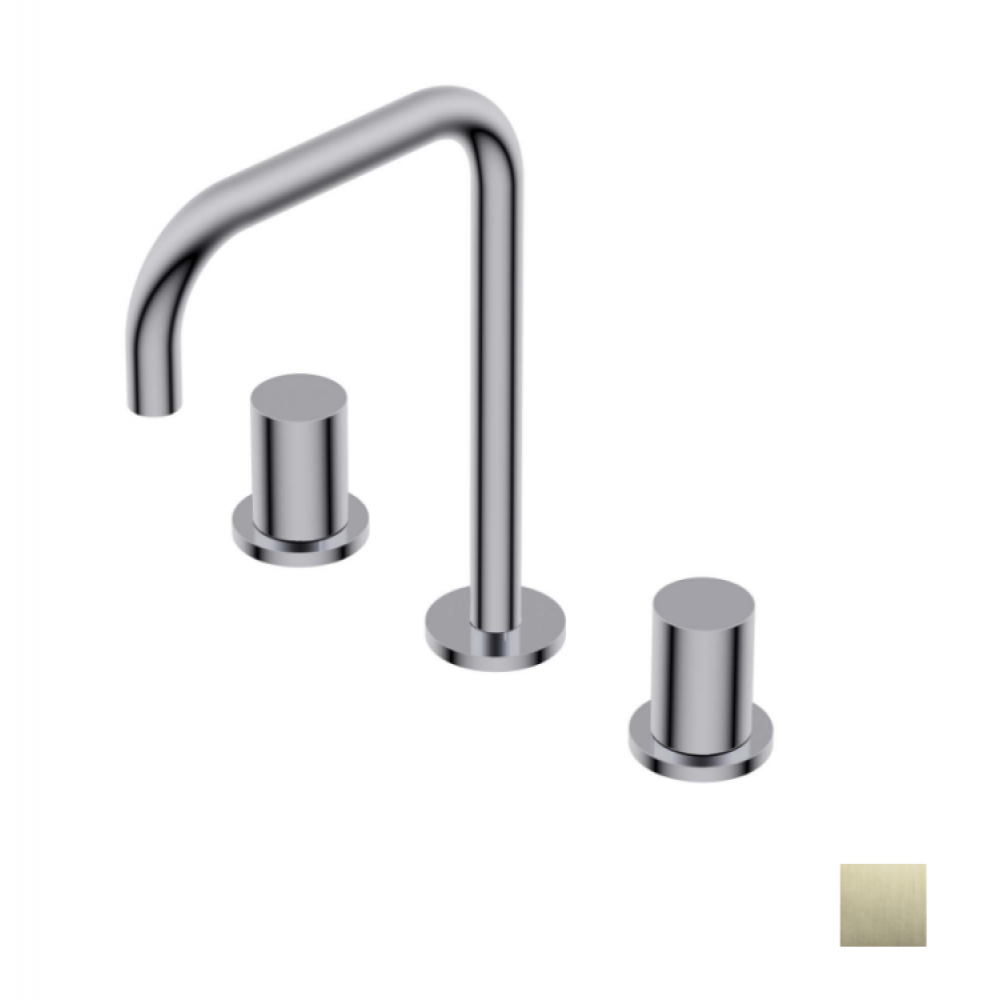 Смеситель для раковины, Ritmonio, Diametro35 S, цвет-Brushed champagne PVD