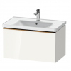 Тумба под раковину, Duravit, D-Neo, шгв 784*452*440, раковина-необходимо заказать, цвет-White High Gloss