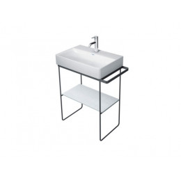 Консоль, Duravit, DuraSquare, шг 665*381, цвет-черный матовый