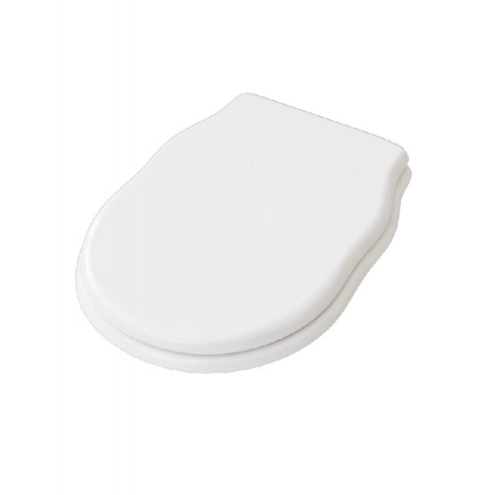Сиденье для унитаза, цвет белый (ПРОДАЕТСЯ ТОЛЬКО В КОМПЛЕКТЕ С ОСНОВНЫМ ИЗДЕЛИЕМ)