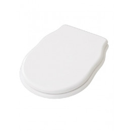 Сиденье для унитаза, цвет белый (ПРОДАЕТСЯ ТОЛЬКО В КОМПЛЕКТЕ С ОСНОВНЫМ ИЗДЕЛИЕМ)