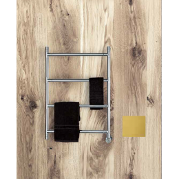 ТРЕБУЕТСЯ СОГЛАСОВАНИЕ!!! Полотенцесушитель, Margaroli, Sereno, шгв 380*105*704.5, Box, цвет-Brushed Gold