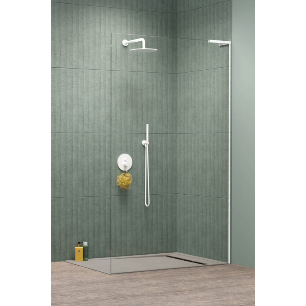 Душевая перегородка Radaway, Modo SL II, шв 1000*2000, правосторонняя, цвет фурнитуры-белый, цвет стекла-прозрачный, Easy Clean