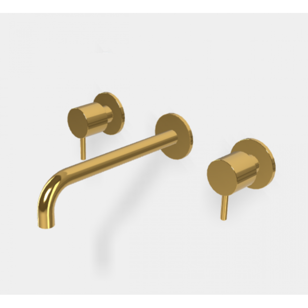 Смеситель для раковины, Fima Carlo Frattini, Spillo Up, цвет-золото