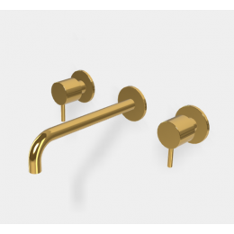 Смеситель для раковины, Fima Carlo Frattini, Spillo Up, цвет-золото