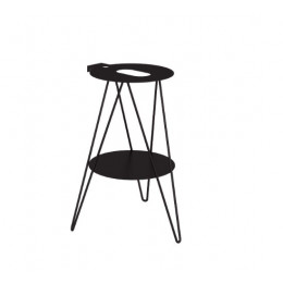 Консоль, Scarabeo, Gustav, шгв 520*520*760, цвет-черный матовый