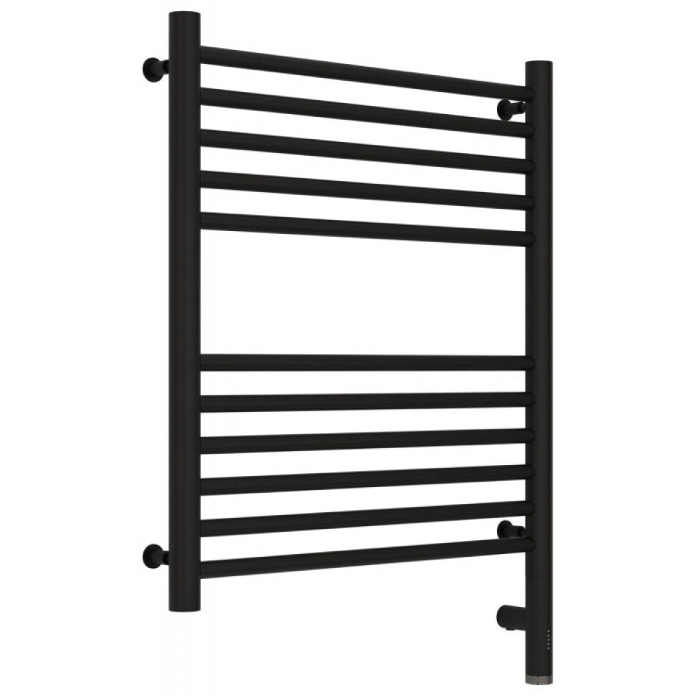 Полотенцесушитель, Сунержа, Богема 3.0, прямая, шгв 532*75*724, нижнее справа, МЭМ, цвет-черный матовый