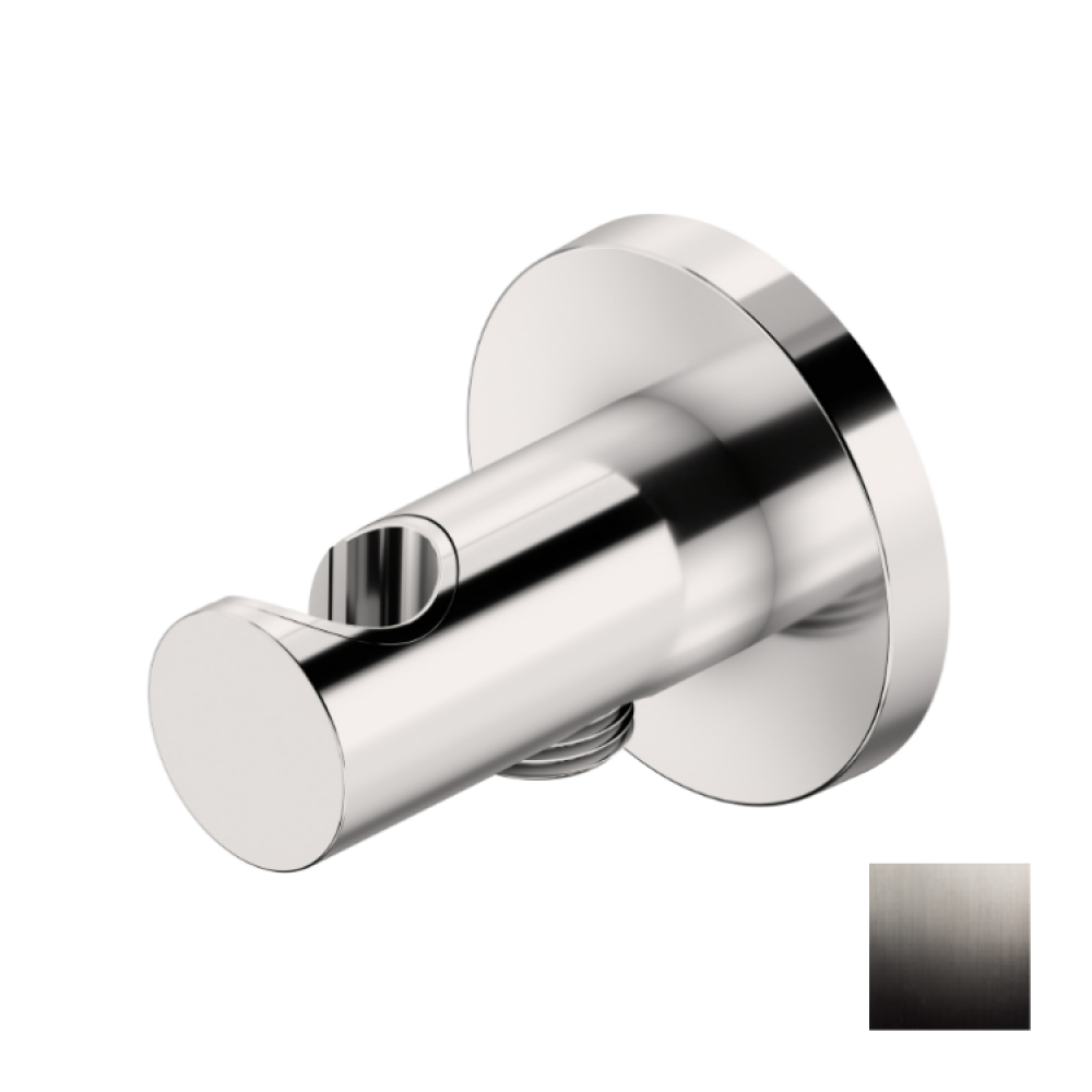 Шланговое подсоединение, Ritmonio, цвет-Brushed Black Chrome