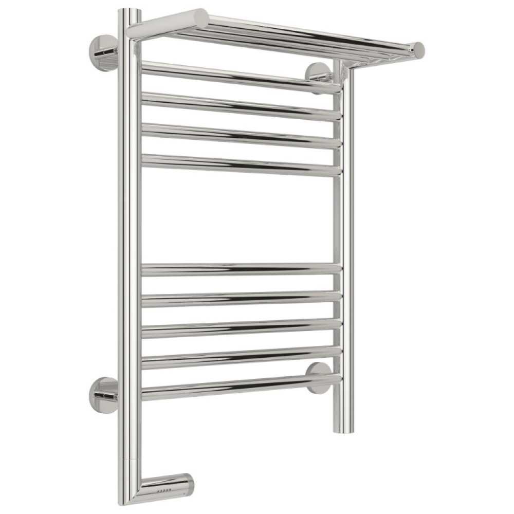 Полотенцесушитель, Сунержа, Богема 2.0, с полкой, шгв 450*214-229*662, нижнее слева, МЭМ, цвет-RAL 3015 (Светло-розовый)