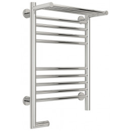 Полотенцесушитель, Сунержа, Богема 2.0, с полкой, шгв 450*214-229*662, нижнее слева, МЭМ, цвет-RAL 3015 (Светло-розовый)