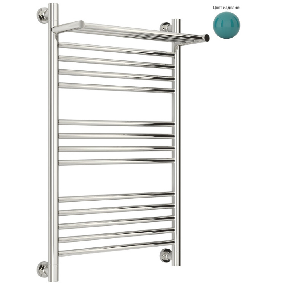 Полотенцесушитель, Сунержа, Богема +, с 1 полкой, шгв 550*213*862, цвет-RAL 5018 Бирюзово-синий