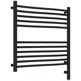 Полотенцесушитель, Сунержа, Флюид 3.0, шгв 632*80*724, нижнее справа, МЭМ, цвет-чёрный матовый