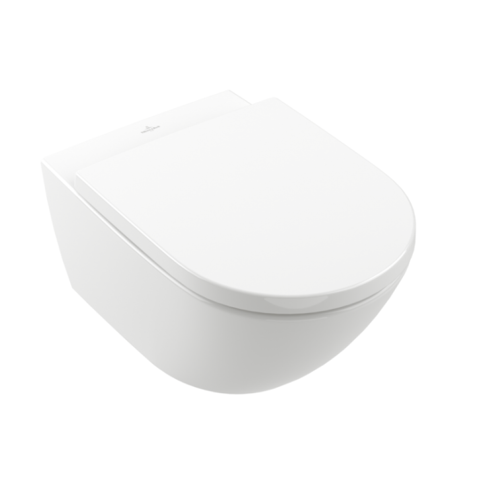 Унитаз, Villeroy&Boch, Subway 3.0, подвесной, шгв 370*560*360, CeramicPlus, цвет-альпийский белый