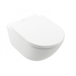 Унитаз, Villeroy&Boch, Subway 3.0, подвесной, шгв 370*560*360, CeramicPlus, цвет-альпийский белый