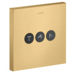 Вентиль, Axor, Axor ShowerSelect, запорный/переключающий, 3/4", цвет-шлифованное золото