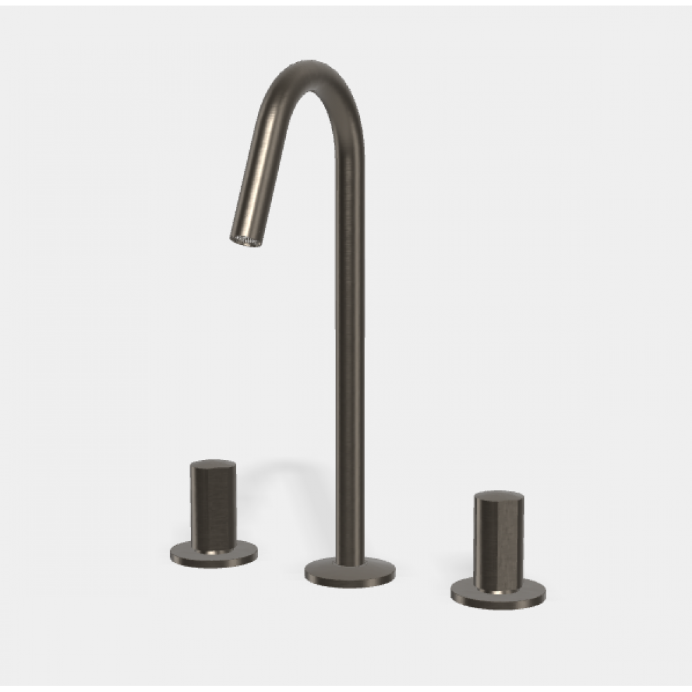 Смеситель для раковины, Fima Carlo Frattini, So, цвет-брашированный черный хром