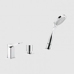 Смеситель для ванны и душа, Gessi, Rilievo, цвет-хром