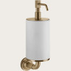 Дозатор для жидкого мыла, Gessi, VENTI20, шгв 75*136*254, цвет дозатора-Brass PVD/белый