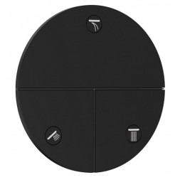 Вентиль, Hansgrohe, ShowerSelect Comfort S, для 3 потребителей, цвет-черный матовый