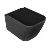 Унитаз, Globo, STONE, подвесной, шгв 360*520*330, CERASLIDE, BATAFORM, цвет-черный матовый