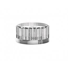 Ручка для смесителя, Fantini, Venezia, стеклянная левая "H" (горячая вода), золото плюс-белый