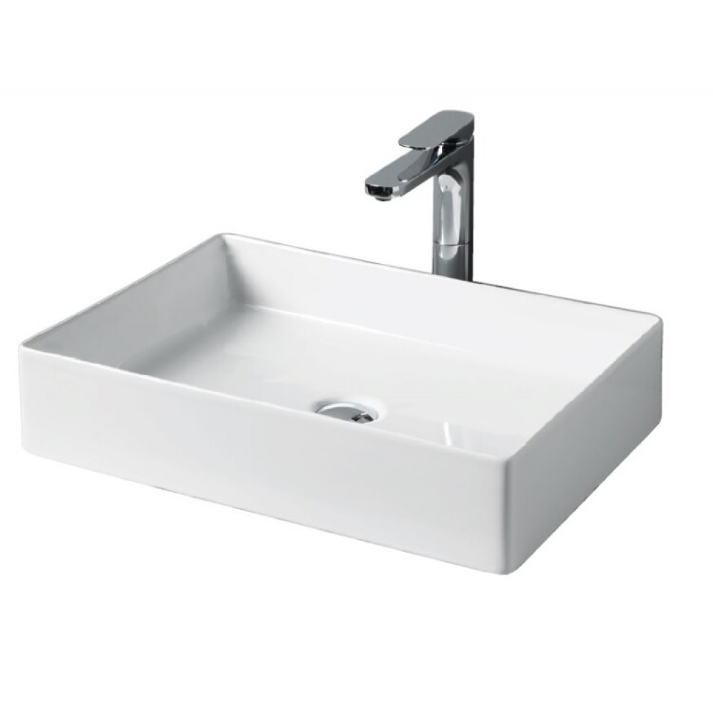 Раковина, Artceram, Scalino, шгв 550*380*115, отверстия для смесителя-отсутствуют, цвет-белый глянцевый