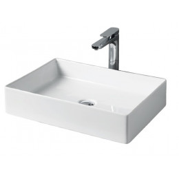 Раковина, Artceram, Scalino, шгв 550*380*115, отверстия для смесителя-отсутствуют, цвет-белый глянцевый